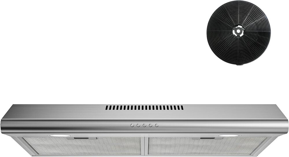 FIREGAS 30" Under Cabinet Range Hood Stainless Steel Ducted Ductless